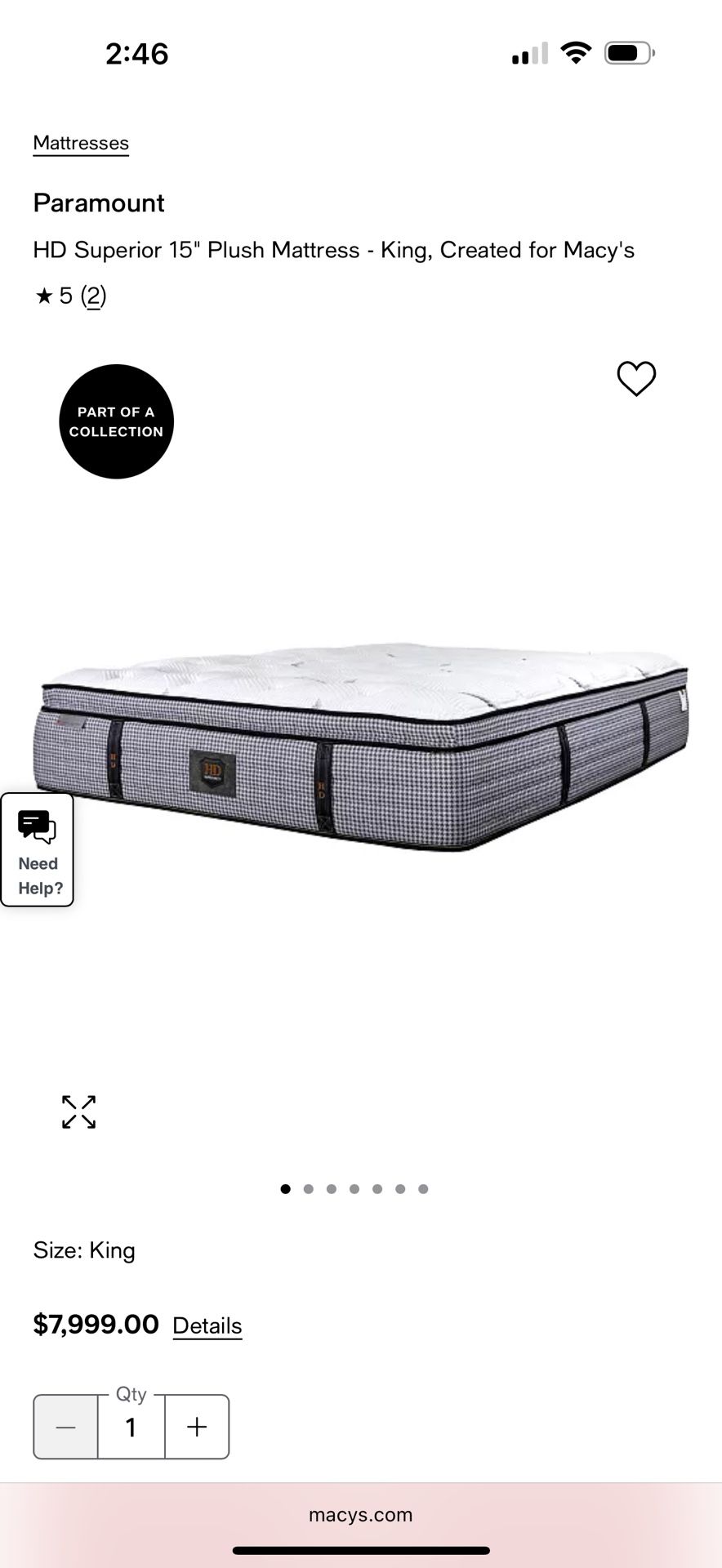 Cali King Mattress