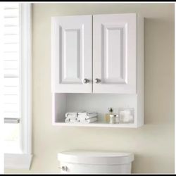 Lancaster 21 In. W X 8 In. D X 26 In. H Surface-Mount Raised Panel Bathroom Wall