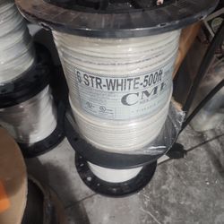 #6 Wire THHN Str,  White 