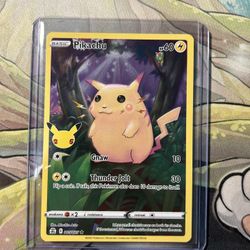 Pokemon Pikachu Celebrations 