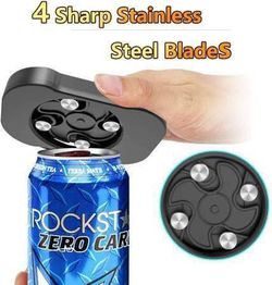 Go swing Can Opener Topless Can Opener,Safety Easy Manual Can Opener,Professional Effortless Portable Food Grade Stainless Steel Top Openers for House