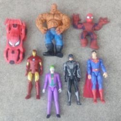 Marvel Figures 12' Tall - Spiderman Car - Stretch  Toy 5 Each 