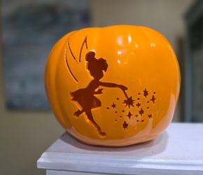 TINKERBELLE LIGHT UP PUMKPKIN COLLECTABLE