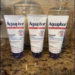 Set of 3 aquaphor ointment•advanced therapy for dry cracked or irritated skin•1.75oz•all for $12