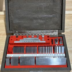  Starrett Webber Gage Steel Block Set Grade 2 Model #SS36A1