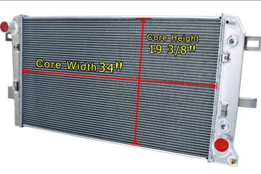 4 Row Radiator For Chevy Silverado GMC Sierra