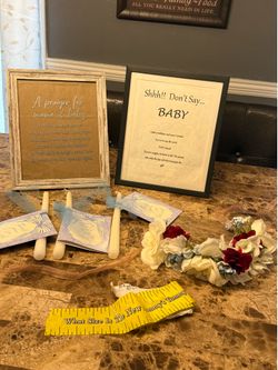 Baby shower items