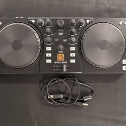 Mr DJ MVDJ-4000 USB DJ Controller Built-In Sound Card w/ Box & Cable