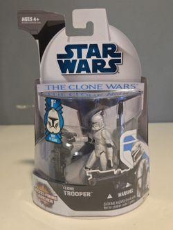 Star Wars The Clone Wars #5 Clone Trooper Rocket-Firing Launcher 3.75" Figure