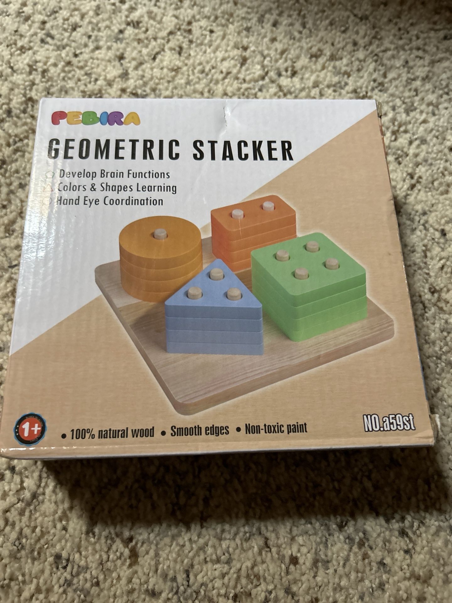 Puzzle Peg Stacker