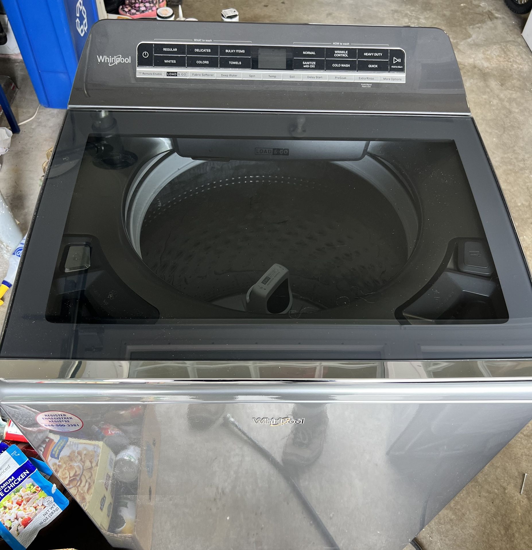 Whirlpool Grey Washer And Dryer!! No Dents!