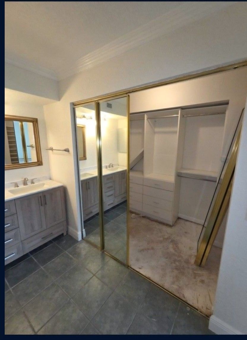 Mirror Closet Doors 36 x 80 (2 sets)