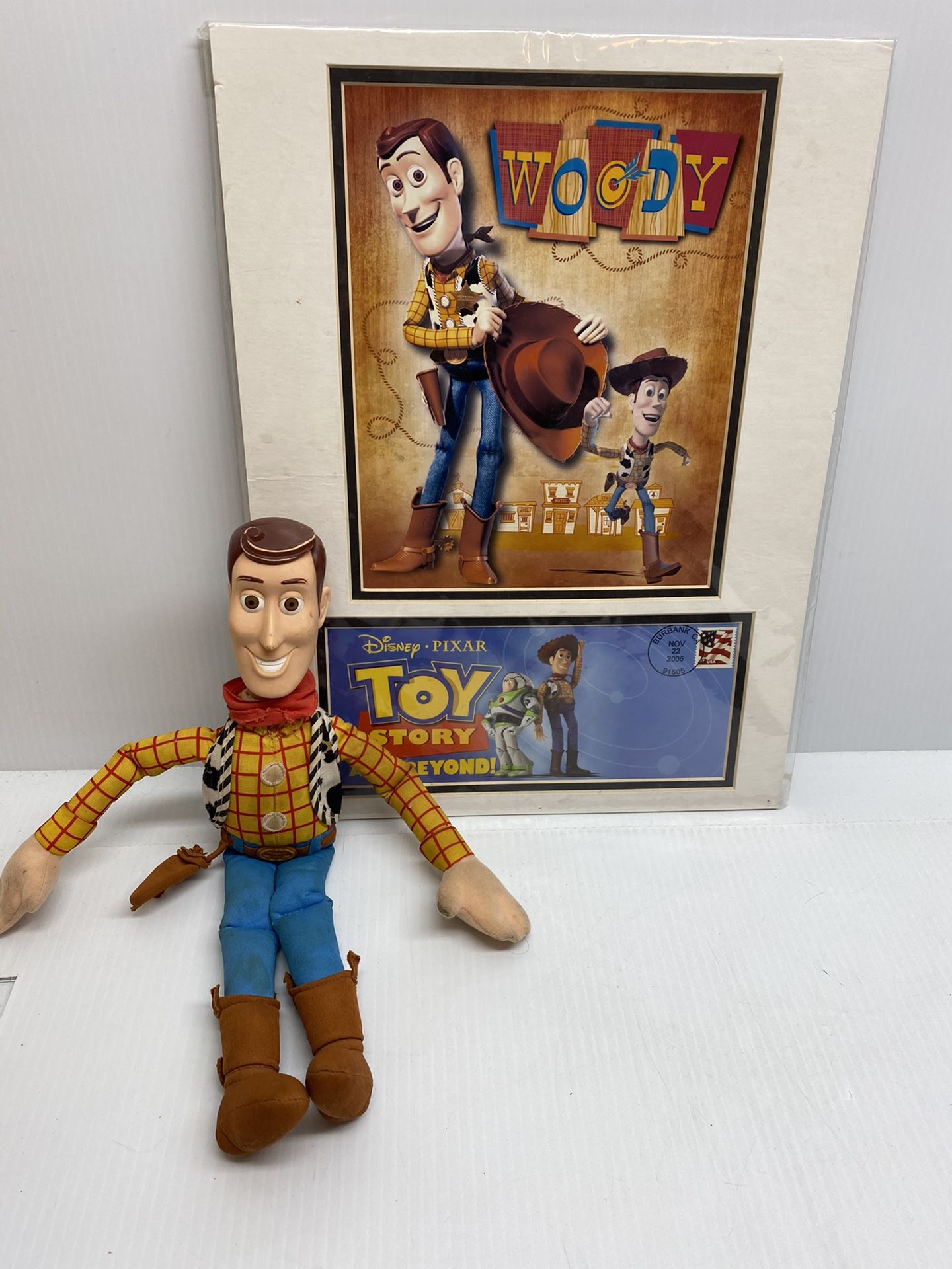 Disney toy story woody doll been traveling collected this 05 post office Photo cover on his journey