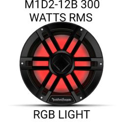 M1D2-12B DVC 2Ω Color Optix™ Marine Subwoofer - Black 300 WATTS RMS 