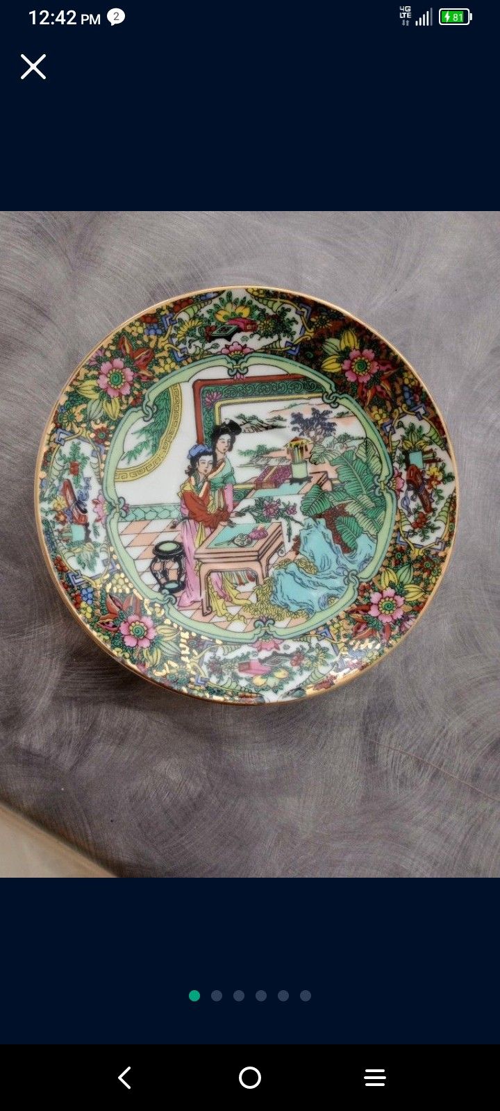 Famille Rose Decorative Plate