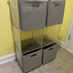 6-Unit Cube Storage Organizer / Customizable Shelf