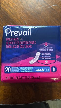 Prevail Daily Pads Regular 20 Count (22 packs)