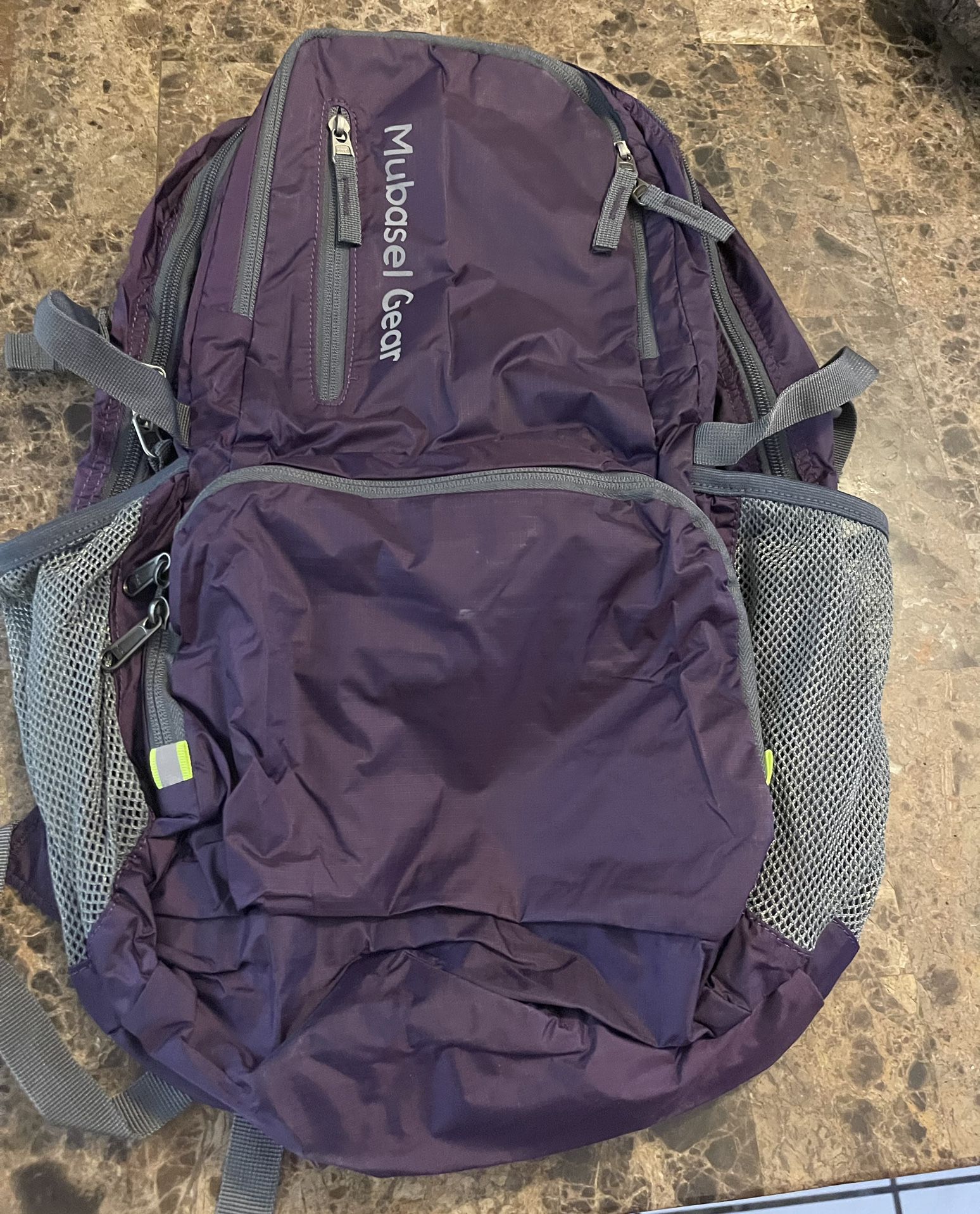 Purple Light Weight Backpack 