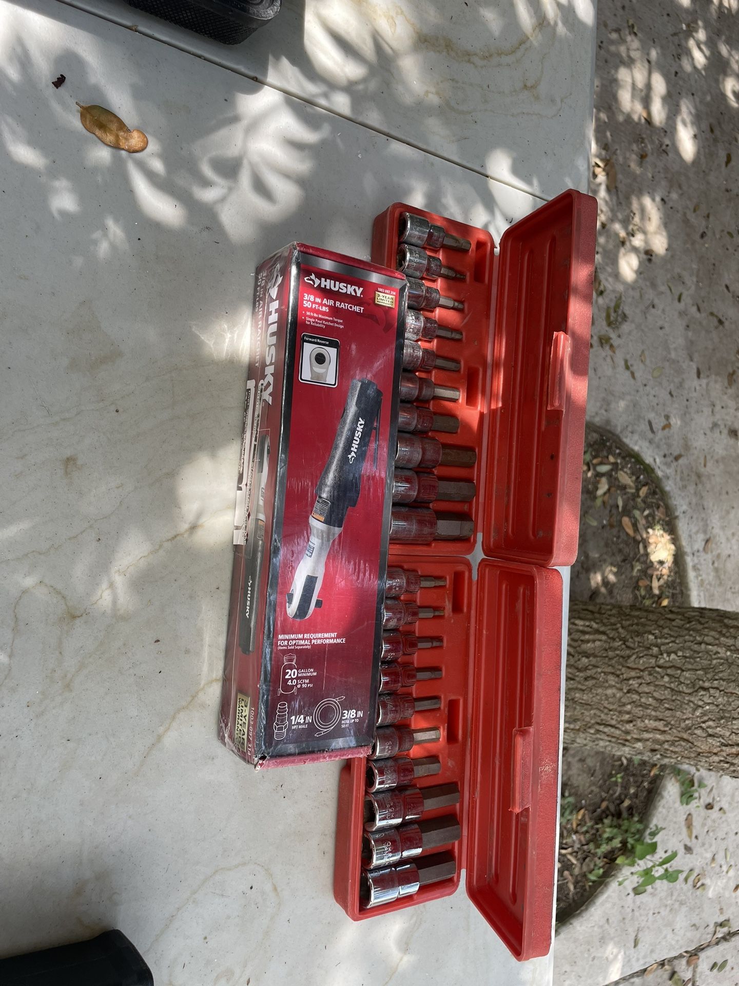 Husky Air Ratchet + 2 Set of Allen Set Metric And Standard