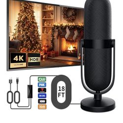 DPDDPD Indoor TV Antenna - 1200+ Miles Long Range HD Digital