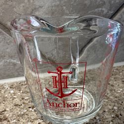 Vintage Anchor Hocking 2 Cup Measuring Cup