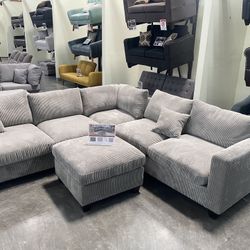 New Grey Sectional 
