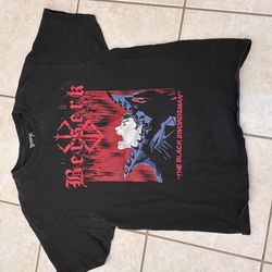 Berserk The Black Swordsman Graphic T-Shirt Mens Large Black Anime Crunchyroll