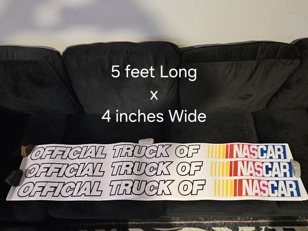 Official NASCAR Truck Vinyl Decal 