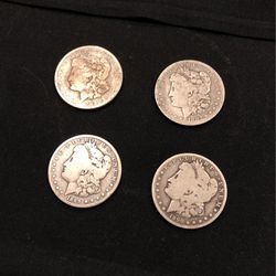 Morgan Silver Dollars 1882 1889 1890 1921