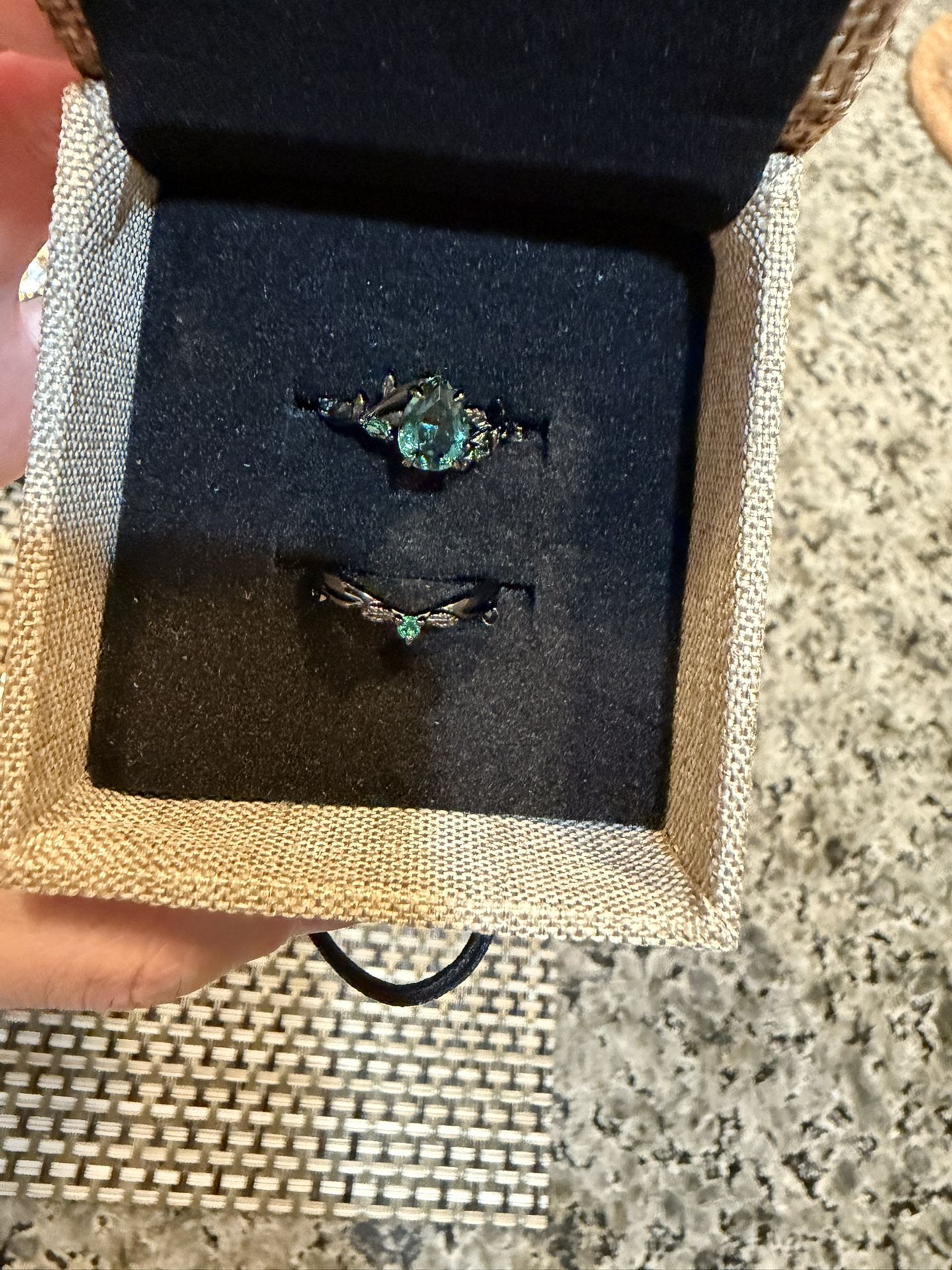 Silver 925 Ring Set Size 5.5