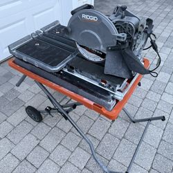 RIGID 10 In Portable Wet Saw 15 Amp 