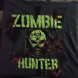 Zombie Hunter Printed Shirt 