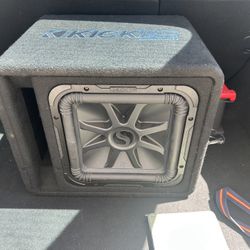 Kicker 12 And WDX 2k Watt Amp 