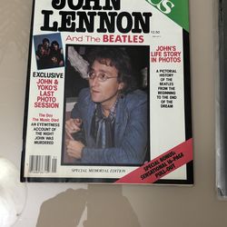 A Tribute to John Lennon and The Beatles - US Magazine & Inside poster - 1980