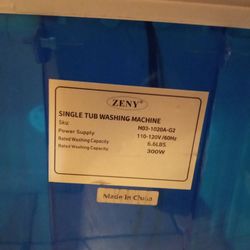 Zeny Single Tub Washing Machine 