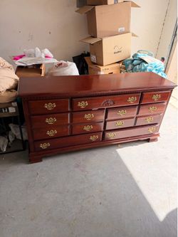 Brown dresser