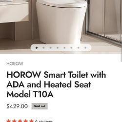 Smart Toilet With Heated Seat