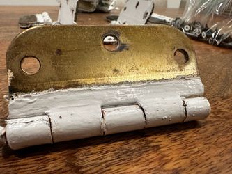 15 brass door hinges