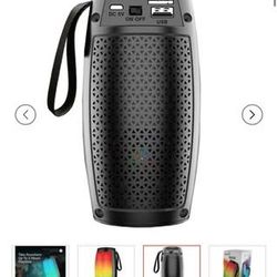 Supersonic Portable Bluetooth Speaker With RGB light