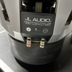 JL audio, subwoofer and amp 13.5