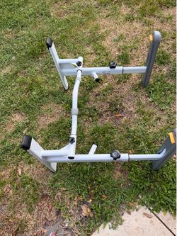 Freestanding Toilet Safety Rail – Adjustable Height & Width Bathroom Support Frame