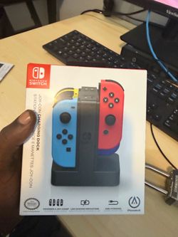 Nintendo switch joy, con charging doc