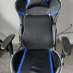 Goplus Massage Gaming Chair with Lumbar support 