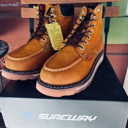 SUREWAY SOFT TOE WORK BOOTS