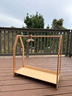 Kids wardrobe clothes hanger boho
