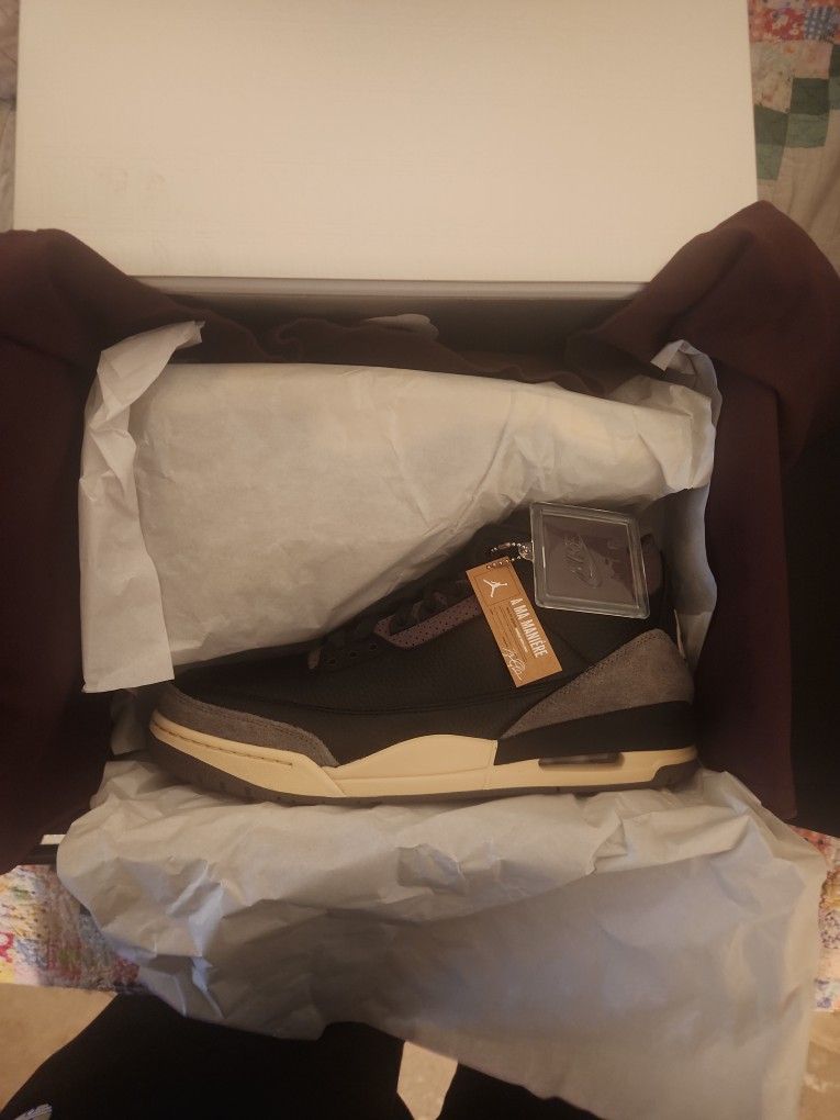 Ds Jordan 3 A Ma Maniere "While You Were Sleeping "Size 11 Mens /12.5 Womens