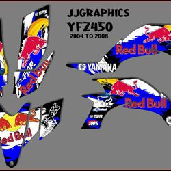 Yamaha Yfz450 04  To 2008 Graphic Kit 