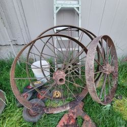 Antique Wagon Wheels