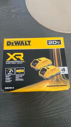 DEWALT 20V MAX XR 4Ah Battery 2-Pack