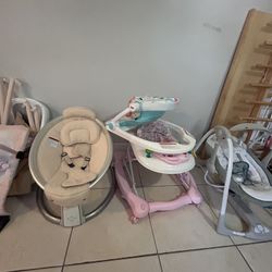 Baby Chair, Swing, Car seat, Bathing Seat, Playmate. 